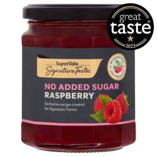 SuperValu Signature Tastes Raspberry No Added Sugar Jam (315 g)