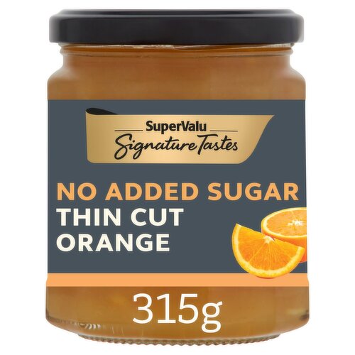 SuperValu Signature Tastes No Added Sugar Thin Cut Orange (315 g)