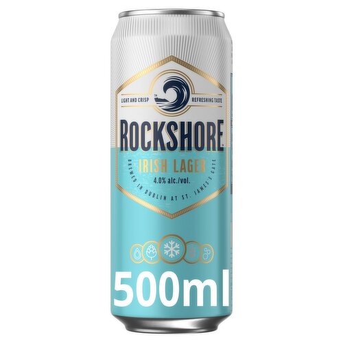 Rockshore Irish Lager Can 15 Pack (500 ml)