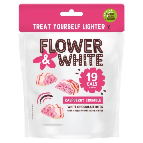 Flower&white Raspberry Crumble Meringue Bites (75 g)