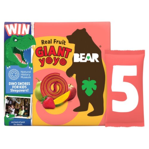 Bear Giant Yoyo Strawberry Mango 5 Pack (100 g)