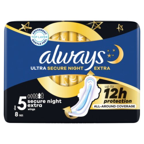 Always Ultra Secure Night Extra (8 Piece)