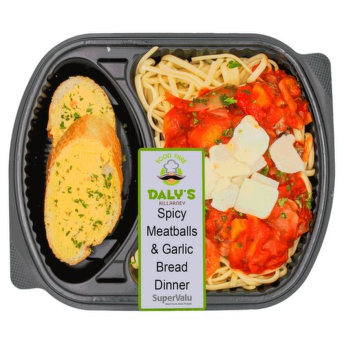 Daly's Spicy Meatballs with Garlic Bread Dinner (1 Piece)