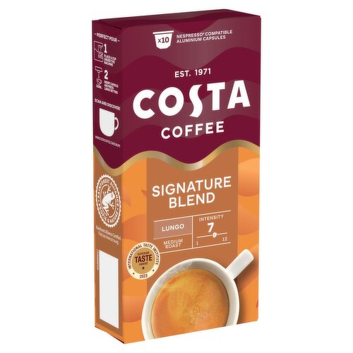 Costa Coffee Nespresso Signature Blend Lungo 10 Pack (55 g)