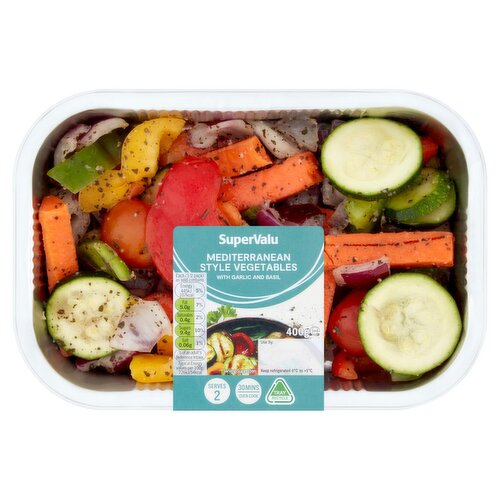 SuperValu Med Veg Roasting Tray With Garlic And Herb Dressing (400 g)