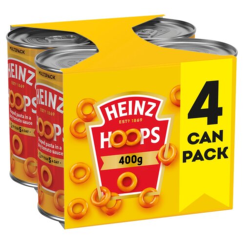 Heinz Spaghetti Hoops 4 Pack (400 g)