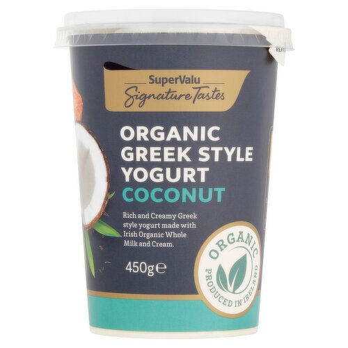 SuperValu Signature Tastes Organic Greek Style Coconut Yogurt (450 g)