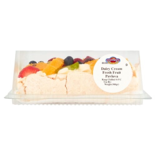 Fresh Fruit Decorated Pavlova (500 g)