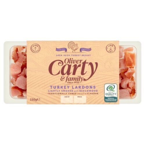 Oliver Carty And Family Smoked Turkey Lardons (150 g)