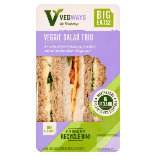 Freshways Veggie Triple Sandwich (244 g)