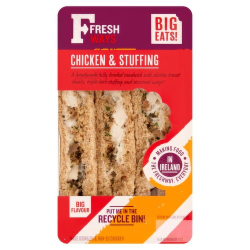 Freshways Triple Chicken Stuffing Sandwich (256 g)