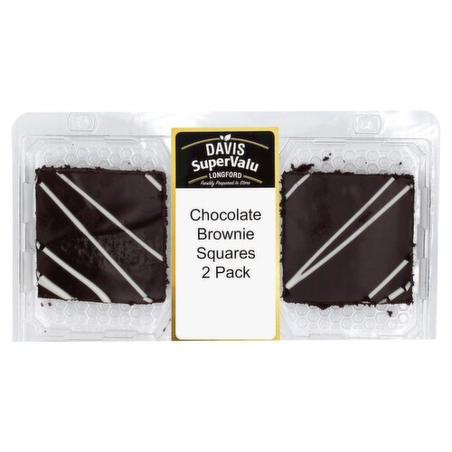 Davis Chocolate Brownie Squares 2 Pack (1 Piece)