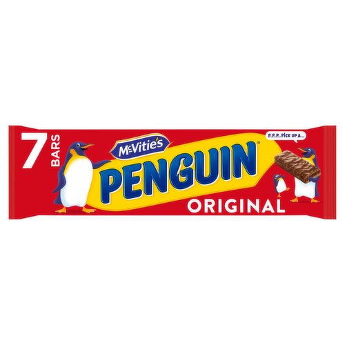 Mcvitie's Penguin Original Chocolate Bar 7 Pack (24.6 g)