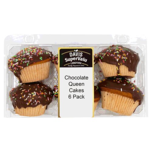 Davis Chocolate Queen Cakes 6 Pack (6 Piece)