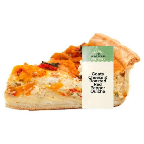 Kitchen Goats Cheese & Roast Pepper Quiche (1 Piece)