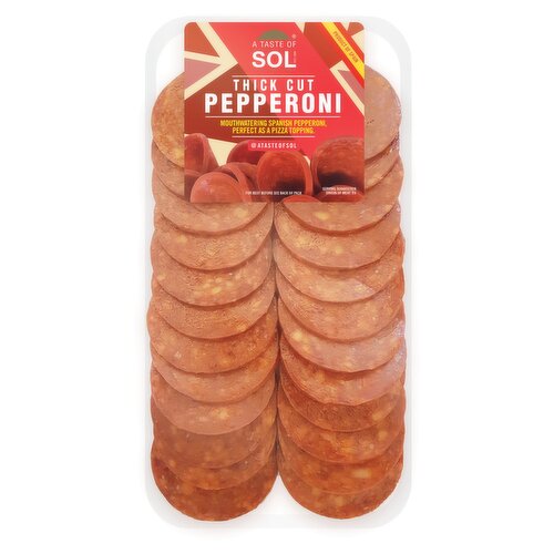 A Taste of Sol Thick Cut Pepperoni Slices (150 g)