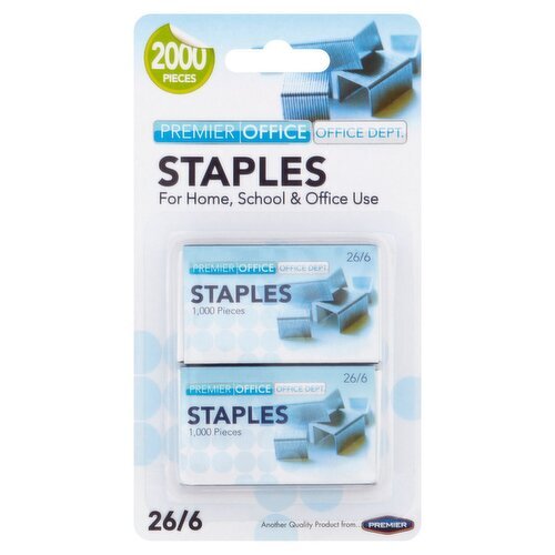 Premier Office Staples 26/6 (1 Piece)