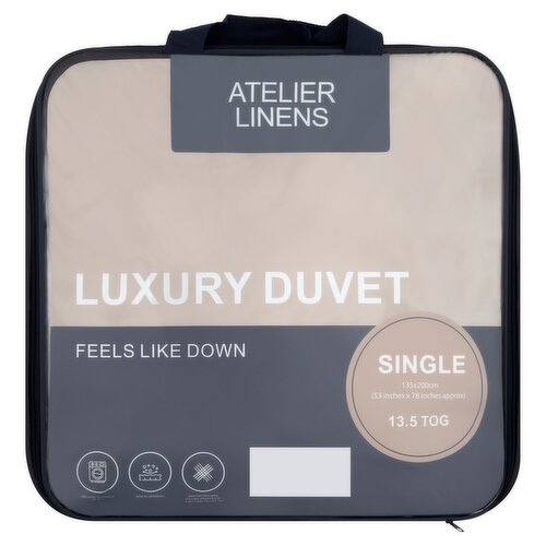 Atelier Linens Luxury Duvet Single 13.5 Tog (1 Piece)