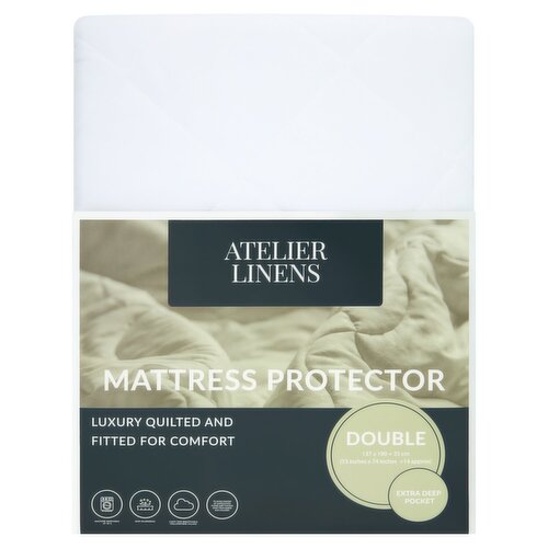 Atelier Linens Mattress Protector Double (1 Piece)