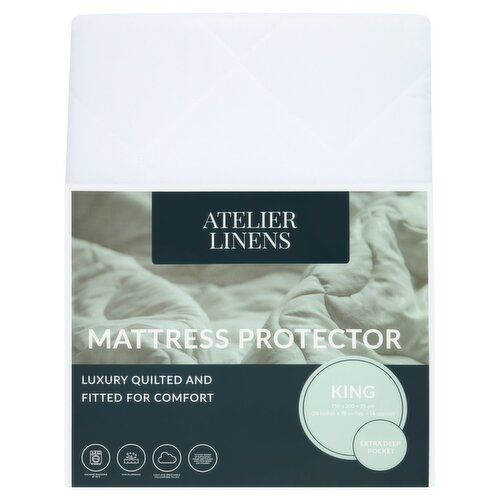 Atelier Linens Mattress Protector King (1 Piece)