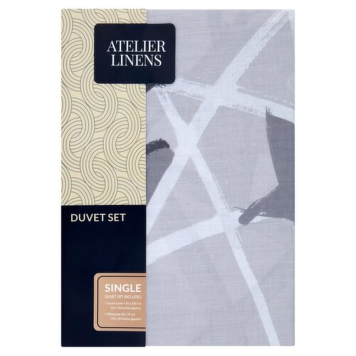 Atelier Linens Single Duvet Set  (1 Piece)
