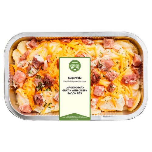 Potato Gratin with Bacon Lardons (1 Piece)