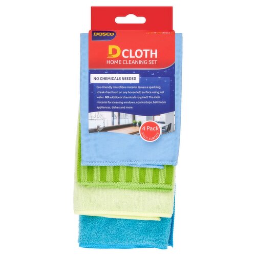 Dosco Microfibre "d" Cloths (4 Piece)