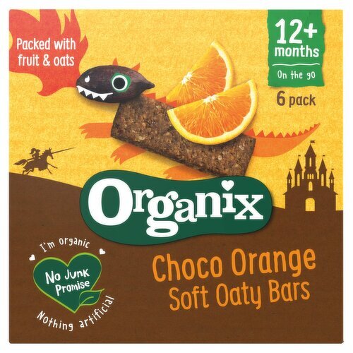 Organix Limited Edition Oaty Bar-choc Orange (180 g)