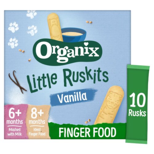 Organix Ruskitts Vanilla Baby Rusk (6 g)