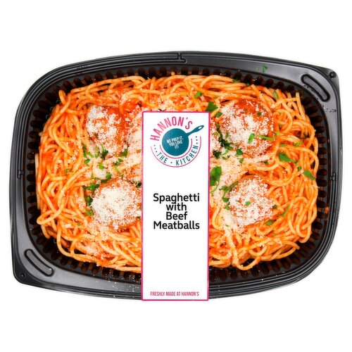 Hannon's Kitchen Spaghetti with Beef Meatballs (1 Piece)