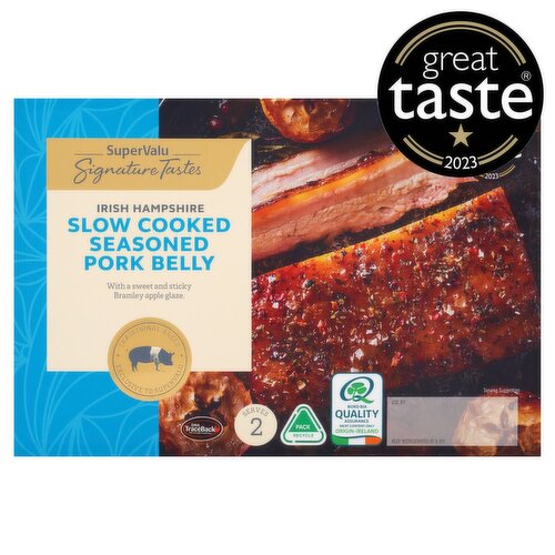 SuperValu Signature Tastes Irish Hampshire Slow Cooked Pork Belly (600 g)