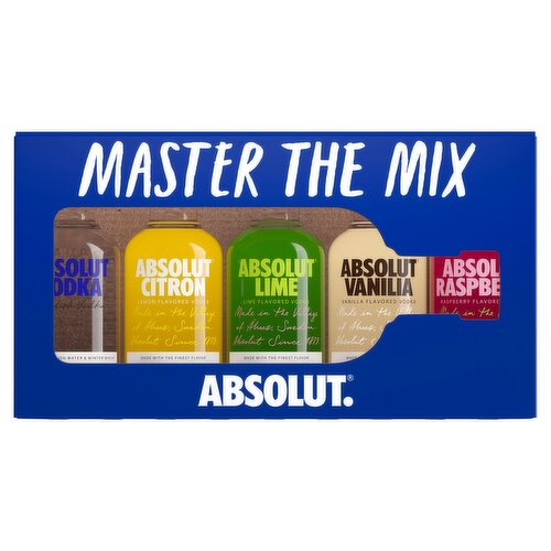 Absolut Vodka Miniature Mix Gift 5 Pack (50 cl)