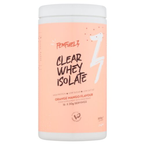 Femfuelz Clear Whey Isolate Orange & Mango (500 g)