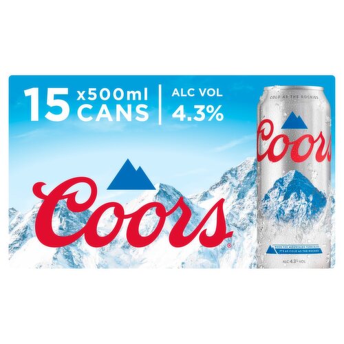 Coors Can 15 Pack (500 ml)