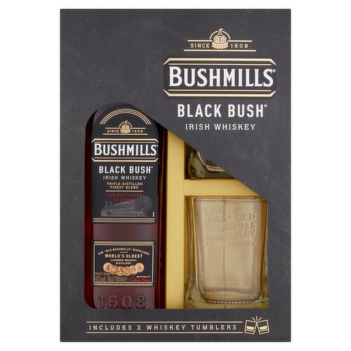 Black Bush Glass Pack (70 cl)