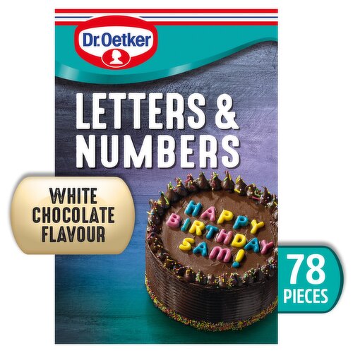 Dr. Oetker Choc Letters & Numbers (115 g)