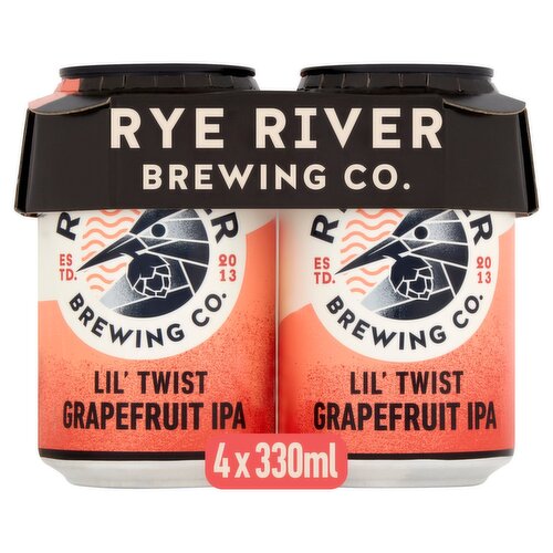 Rye River Lil' Twist Grapefruit Ipa Cans 4 Pack (330 ml)