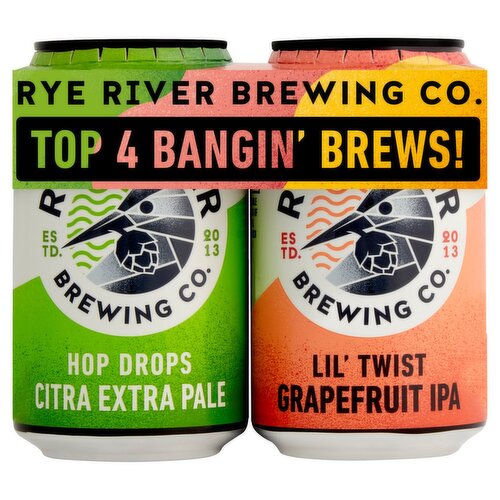 Rye River Brewers Choice Variety Can 4 Pack (330 ml)