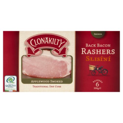 Clonakilty Applewood Smoked Rashers (200 g)