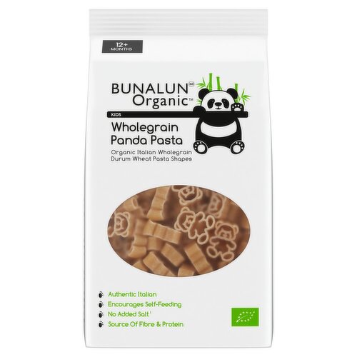 Bunalun Organic Kids Wholegrain Panda Pasta (250 g)