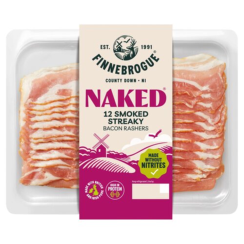Naked Smoked Streaky Bacon (200 g)