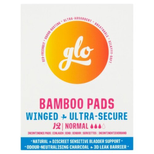 Glo Pads For Sensitive Bladder Normal (12 Piece)