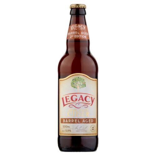 Legacy Irish Cider Barrel Aged (500 ml)