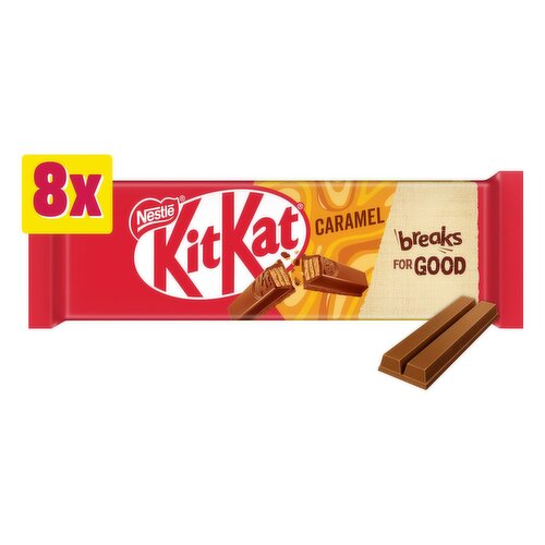 Kit Kat 2 Finger Caramel Bar 8 Pack (20.7 g)
