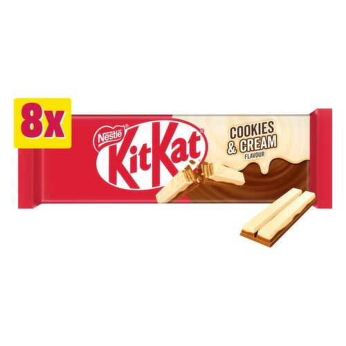 Kit Kat 2 Finger Cookies & Cream Bar 8 Pack (20.7 g)