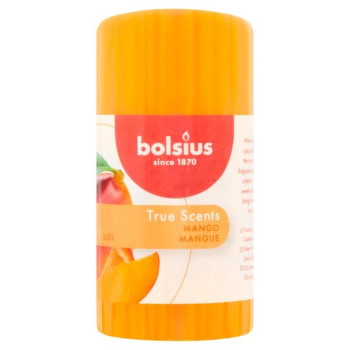 True Scents Pillar Candle Mango (1 Piece)