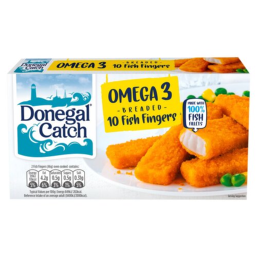 Donegal Catch 10 Omega Fish Fingers (250 g)