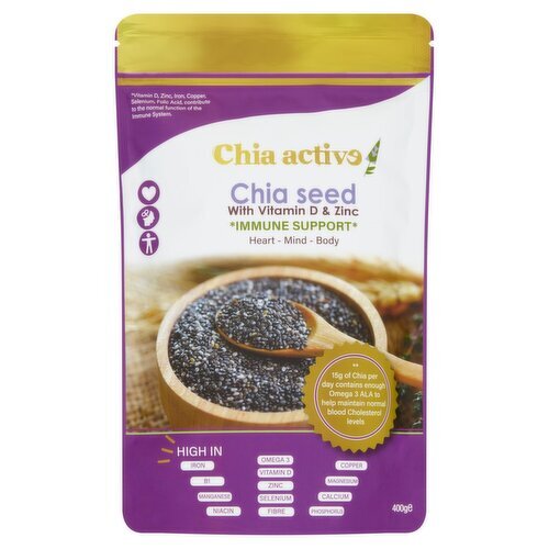 Chia Active Chia Seeds Immune Support with Vitamin D and Zinc (1 Piece)