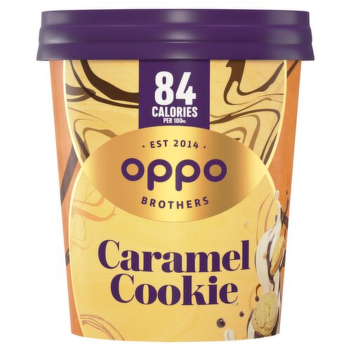 Oppo Double Caramel Cookie Ice Cream (475 ml)