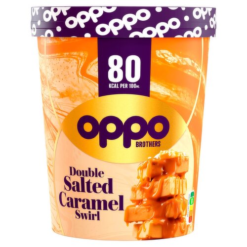 Oppo Double Salted Caramel Ice Cream (475 ml)